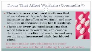 The Genetics of Warfarin Coumadin Response [upl. by Nelyk491]