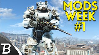 Fallout 4 Mods Week 1  Enhanced Blood Realistic Bullet Cracks Enhanced Wasteland [upl. by Sihtam]