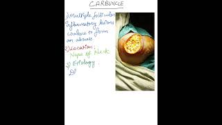 Carbuncle  Definition Site Etiology  Treatment mbbsneetpgusmle inicetplabfmgediabeticcare [upl. by Tad]