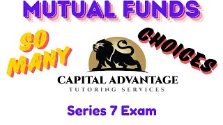 Dive into Mutual Fund Types  Series 7 Exam Prep [upl. by Oilicec71]