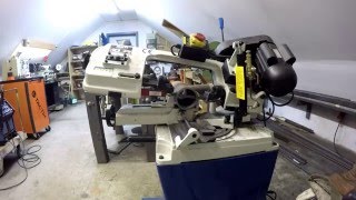 Let Test Metallbandsägebandsaw SWM Bandsägeblatt wechseln in 4k [upl. by Gregory569]