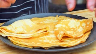 Naleśniki delikatne i chrupiące   Tasty Crepes Recipe Oddaszfartucha [upl. by Pearce]