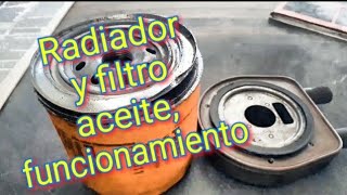 COMO FUNCIONA UN FILTRO Y UN RADIADOR DE ACEITE EN VEHICULOS 2018 [upl. by Myrtle]