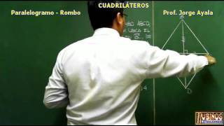 PARALELOGRAMOS  ROMBO  PROPIEDADES [upl. by Peednama]