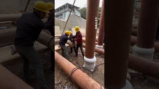 榫卯结构榫卯结构 古建筑之美 徽派建筑 非遗文化 让老祖宗留下的东西继续发挥作用 [upl. by Ilecara]