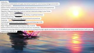 quotSpiritual Cleansing How to Remove Negative Energyquot  Final Thoughts and Next Steps [upl. by Enillebyam]