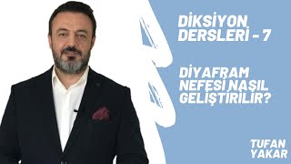 Diksiyon Eğitimi  7  Diyafram nefesi nasıl geliştirilir [upl. by Pentheas]