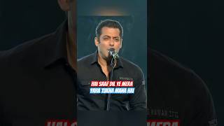 Hai Saaf Dil Ye Mera salmankhan ashwaryarai lovestory [upl. by Dammahum]