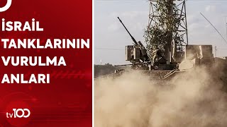 Kassam Tugayları Kente Giren Tankları Avladı  TV100 Haber [upl. by Demmahum]