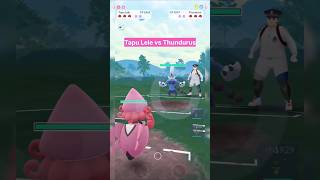 Tapu Lele🌀 vs Thundurus⚡ PvP battle pokemongo pokemon pvp [upl. by Gladys545]