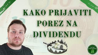 Kako prijaviti porez na dividendu  Prijava poreza na ostale prihode van radnog odnosa  PPOPO [upl. by Seigler272]