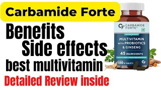 Carbamide forte multivitamin with probiotics review  use of carbamide forte capsule [upl. by Agathy]