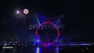 London fireworks 2015 Countdown [upl. by Hannavas]