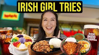 Irish Girl Tries MANG INASAL in the Philippines for the FIRST TIME 🍗🇵🇭 [upl. by Aihsyla446]