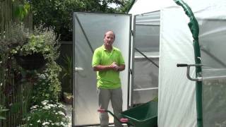 Polytunnels  Doors  Haygrove Garden Polytunnels [upl. by Muns]