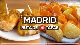 🤤 ruta de TAPAS por MADRID 🍤🍻 143 [upl. by Arnaldo]