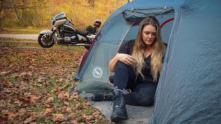 Solo Motorcycle Camping Last Minute Escape [upl. by Sage464]