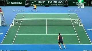 Nalbandian vs Del Potro ParisBercy 2008 [upl. by Aved544]