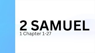 2 Samuel Chapter 01  Holy Bible  Indian Sign Language Version ISLV [upl. by Cristin]