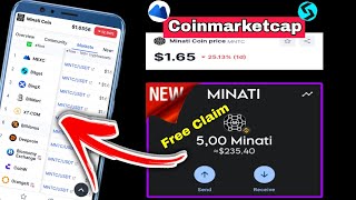 MINATI Airdrop Claim🔥Free Airdrop Trust Wallet Without Fees🔥Coinmarketcap Airdrop 2024🔥 [upl. by Acenes]