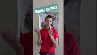 Unwise choices Ourplanetneedsyou food health choices [upl. by Neiluj]