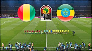 GUINEA vs ETHIOPIA  TOTALENERGIES AFCON 2025 QUALIFIERS [upl. by Ijan806]