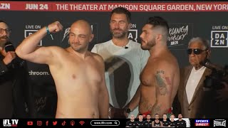 SOMEONE IS GOING TO SLEEP  HEAVYWEIGHT CLASH ADAM KOWNACKI amp JOE CUSUMANO WEIGH IN amp FACEOFF [upl. by Juliano]