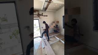 How to cut stairs plywood design shorts under stairs interiordesign [upl. by Nolitta]