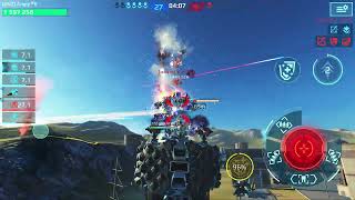 22 vs 9 Epic Battle in War Robots Team Deathmatch angrywr warrobots [upl. by Jaban]