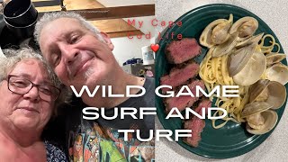 Wild Game surf and Turf a wonderful three course dinner [upl. by Myca265]