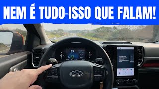 TEST DRIVE FORD RANGER 30 V6 TURBO DIESEL 4X4 AUTOMÁTICA 2024 REALMENTE FICOU FORTE [upl. by Purvis]