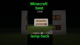 Minecraft lamp shakes build redstone builds minecraft shorts ytshorts [upl. by Damali]