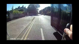 EU07GVY bus driver close pass of cyclist Essex Police result Course or Conditional Offer [upl. by Kevin]