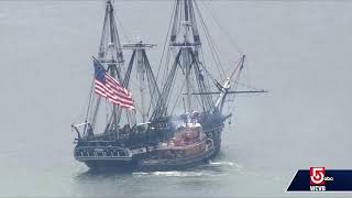 USS Constitution goes underway [upl. by Vilhelmina441]