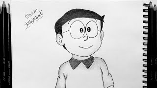 How to Draw Nobita from Doraemon EasyNobita DrawingPencil DrawingEasy drawing for beginners [upl. by Refinaj431]