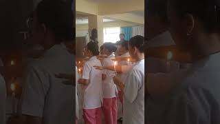 Lamp lighting program Shillong nursing college [upl. by Kcira]