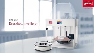 SIMPLEX Nivellierung des Druckbetts mit MetallDistanzkarte [upl. by Temhem]