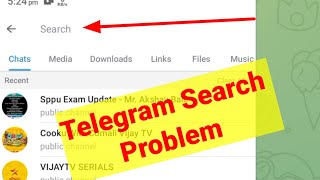 Telegram Search Not Working Problem Solve [upl. by Alfonzo]