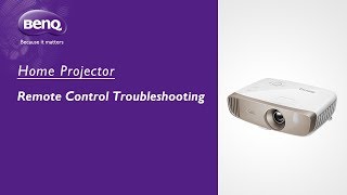 BenQ FAQ ProjectorRemote control troubleshooting [upl. by Euqimod]