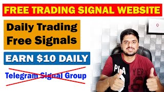 Free Cryptocurrency Trading Signal Website  Daily Free Signal amp Daily Earning From Trading [upl. by Alita]