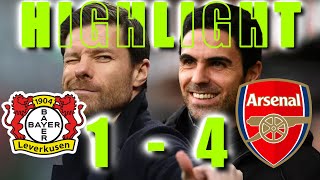 Arsenal vs Bayer Leverkusen 41 Highlights All Goals amp MATCH IMAGE [upl. by Ahsoym394]