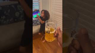 Fake Drink PRANK on Son 😂😳 shorts [upl. by Acinoda137]