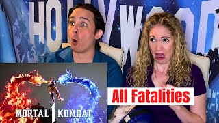 Mortal Kombat 1 All Fatalities Reaction [upl. by Nahtahoj]