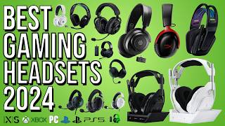 BEST GAMING HEADSETS 2024  TOP 5 GAMING HEADPHONES of 2024 PC PS4 PS5 XBOX ONE SERIES X amp S [upl. by Ailadgim369]