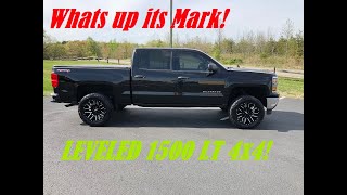 LEVELED 2014 CHEVROLET SILVERADO 1500 LT 4x4 with a 53L engine FULL 4 DOOR [upl. by Aihsotal]