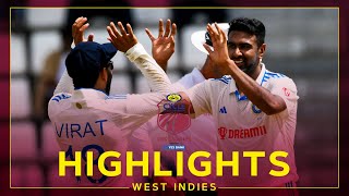 Highlights  West Indies v India  Ashwin Stars With 560  1st Cycle Pure Agarbathi Test Day 1 [upl. by Lucille2]