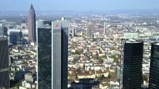 Frankfurt Blick aus einer Höhe von 200 Metern A view from the top from a height of 656 feet [upl. by Tifanie]