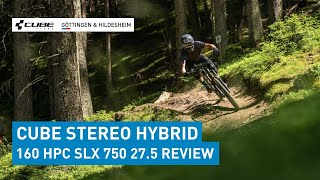 CUBE Stereo Hybrid 160 HPC SLX 750 275 molotov’n’grey 2023 Review  Blitzschnell 🚀 shorts [upl. by Murton]