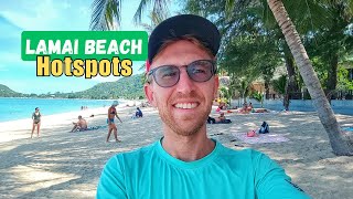 Top 5 FAVORITE Spots on Lamai Beach in Koh Samui Thailand [upl. by Euton]