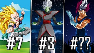 Top 10 Strongest Fusions In Dragon Ball [upl. by Alrrats]